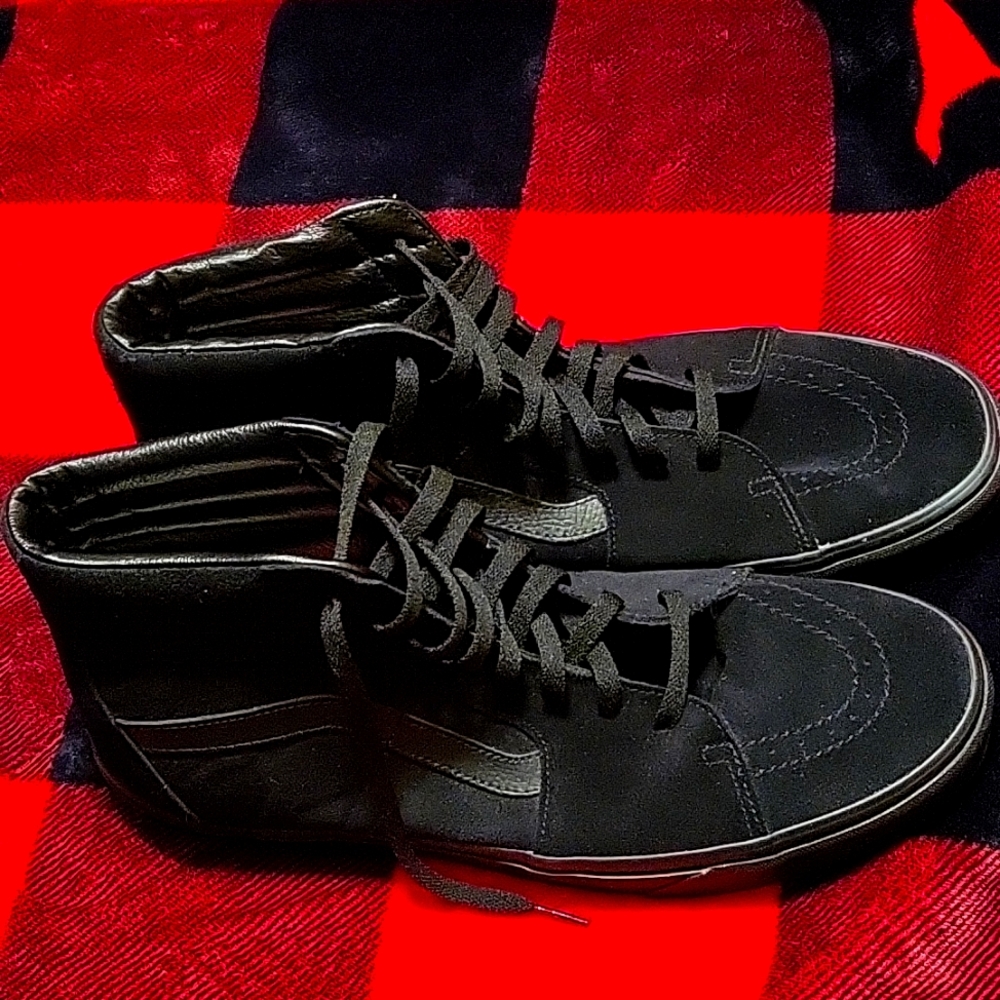 Vans Black suede size 15 Men's